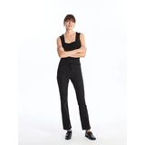 Lcw Jeans Siyah Mars Flare Kadın Jean Pantolon