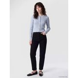 Lcw Jeans Siyah Petite Mom Fit Kadın Jean Pantolon