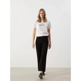 LCW Jeans Siyah Wideleg Kadın Jean Pantolon