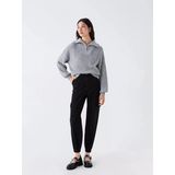 Lcw Jeans Siyah Yüksek Bel Jogger Kadın Jean Pantolon