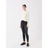 Lcw Jeans Siyah Yüksek Bel Jüpiter Süper Skinny Fit Kadın Jean Pantolon