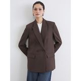 Lcw Kahverengi Kruvaze Yaka Kadın Blazer Ceket - 42