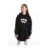 Lcw Kapüşonlu Kız Çocuk Kalın Sweatshirt