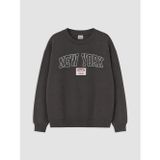LCW Kids Antrasit Baskılı Erkek Çocuk Kalın Sweatshirt