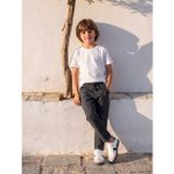 Lcw Kids Antrasit Erkek Çocuk Keten Karışımlı Kargo Pantolon