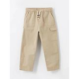 Lcw Kids Bej Beli Lastikli Basic Erkek Bebek Kargo Pantolon