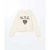 Lcw Kids Bej Bisiklet Yaka Kız Çocuk Kalın Crop Sweatshirt