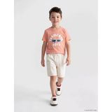 Lcw Kids Bej Keten Karışımlı Erkek Çocuk Kargo Şort