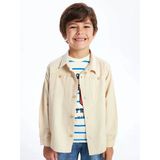 Lcw Kids Bej Uzun Kollu Basic Erkek Çocuk Gömlek