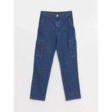 Lcw Kids Beli Lastikli Erkek Çocuk Kargo Jean Pantolon