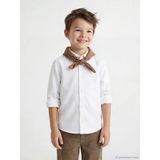 Lcw Kids Beyaz Basic Uzun Kollu Erkek Çocuk Gömlek