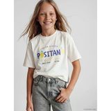 Lcw Kids Beyaz Baskılı Kız Çocuk Tişört