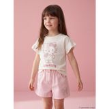 Lcw Kids Beyaz Hello Kitty Baskılı Kız Çocuk Taşlı Tişört