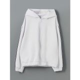 Lcw Kids Beyaz Kapüşonlu Kız Çocuk Fermuarlı Sweatshirt
