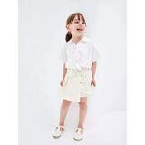 Lcw Kids Beyaz Kısa Kollu Basic Kız Bebek Gömlek