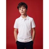 Lcw Kids Beyaz Polo Yaka Erkek Çocuk Pike Tişört