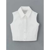 Lcw Kids Beyaz Regular Fit Kız Çocuk Gömlek