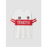 Lcw Kids Beyaz Türkiye Baskılı Erkek Çocuk Tişört