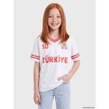 Lcw Kids Beyaz Türkiye Baskılı Kız Çocuk Forma Tişört
