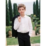 Lcw Kids Beyaz Uzun Kollu Erkek Çocuk Poplin Gömlek