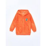 Lcw Kids Bisiklet Yaka Uzun Kollu Baskılı Erkek Bebek Fermuarlı Sweatshirt - 4 - 5 Yaş - Dark