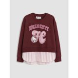 Lcw Kids Bordo Hello Kitty Kız Çocuk Sweatshirt