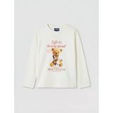 Lcw Kids Ekru Ayı Teddy Baskılı Kız Çocuk Pijama Üstü