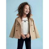 Lcw Kids Ekru Bisiklet Yaka Kız Çocuk Fitilli Tişört