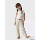 Lcw Kids Ekru Kemerli Wideleg Kız Çocuk Pantolon