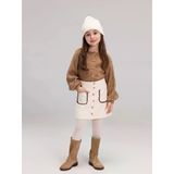 Lcw Kids Ekru Kız Çocuk Şort Etek Ve Külotlu Çorap 2'Li