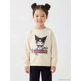 Lcw Kids Ekru Kuromi Baskılı Kız Çocuk Kalın Sweatshirt