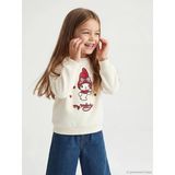 Lcw Kids Ekru My Melody Baskılı Kız Çocuk Kalın Sweatshirt