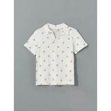 Lcw Kids Ekru Polo Yaka Erkek Çocuk Tişört