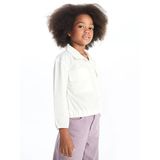 Lcw Kids Ekru Uzun Kollu Basic Kız Çocuk Gömlek