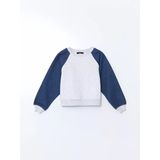 Lcw Kids Gri Bisiklet Yaka Kız Çocuk Sweatshirt