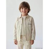 Lcw Kids Gri Cepli Erkek Çocuk Gabardin Gömlek
