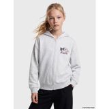 Lcw Kids Gri Hello Kitty Baskılı Kız Çocuk Fermuarlı Sweatshirt