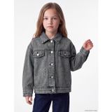 Lcw Kids Gri Rahat Kalıp Kız Çocuk Jean Ceket