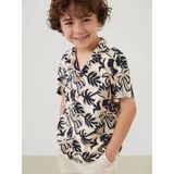 Lcw Kids Gri Regular Fit Baskılı Erkek Çocuk Gömlek