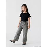 Lcw Kids Gri Taş İşlemeli Kız Çocuk Jean Pantolon
