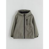 LCW Kids Haki Kapüşonlu Erkek Çocuk Softshell Yağmurluk