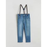 Lcw Kids İndigo Askılı Erkek Çocuk Jean Pantolon