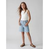 Lcw Kids İndigo Çizgili Kız Çocuk Jean Şort