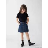 Lcw Kids İndigo Kız Çocuk Taşlı Jean Etek Ve Kemer