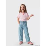 Lcw Kids İndigo Nakışlı Kız Çocuk Jean Pantolon