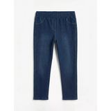 Lcw Kids İndigo Süper Skinny Fit Kız Çocuk Jean Görünümlü Tayt