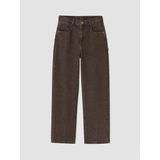 Lcw Kids Kahverengi Barrel Fit Kız Çocuk Jean Pantolon