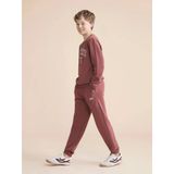 Lcw Kids Kahverengi Beli Lastikli Erkek Çocuk Jogger Eşofman Altı