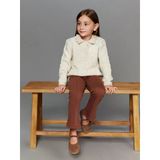 Lcw Kids Kahverengi İspanyol Paça Kız Çocuk Tayt Pantolon