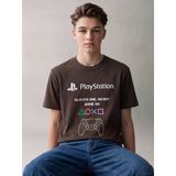 Lcw Kids Kahverengi Playstation Baskılı Erkek Çocuk Tişört